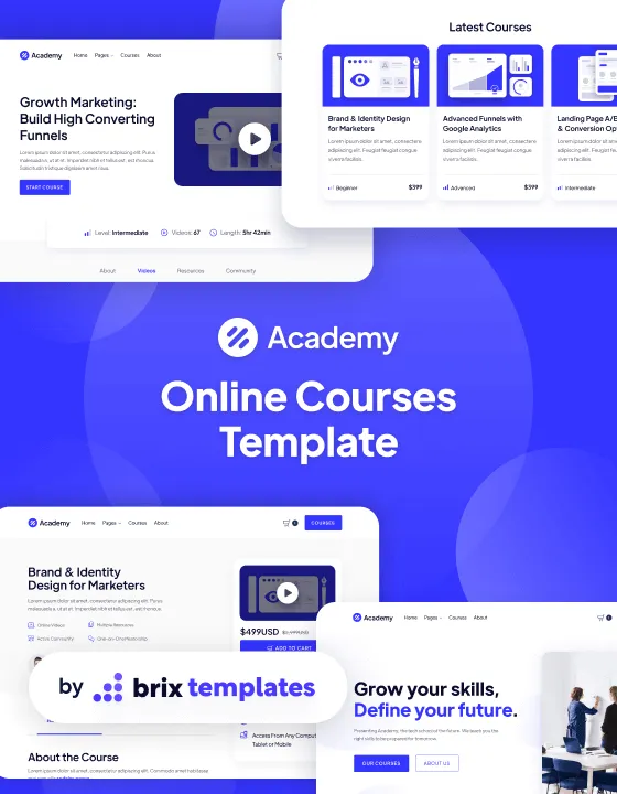 Academy — Okul & Eğitim Webflow örneği