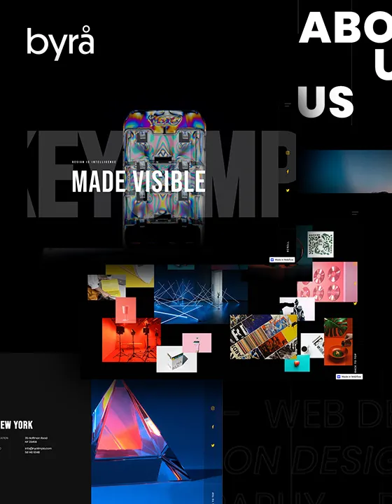 Byrå — Ajans Webflow örneği