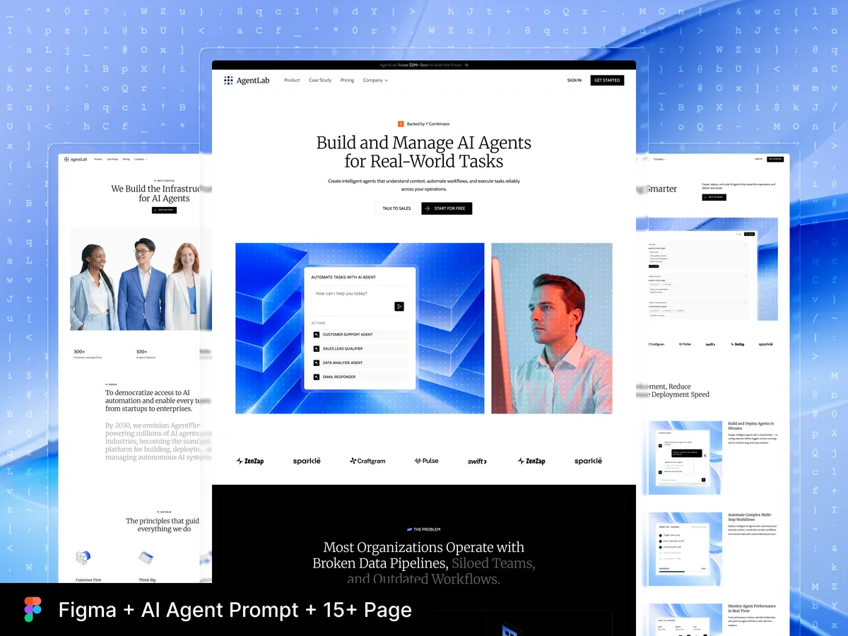 AgentLab — Yapay Zekâ Framer örneği