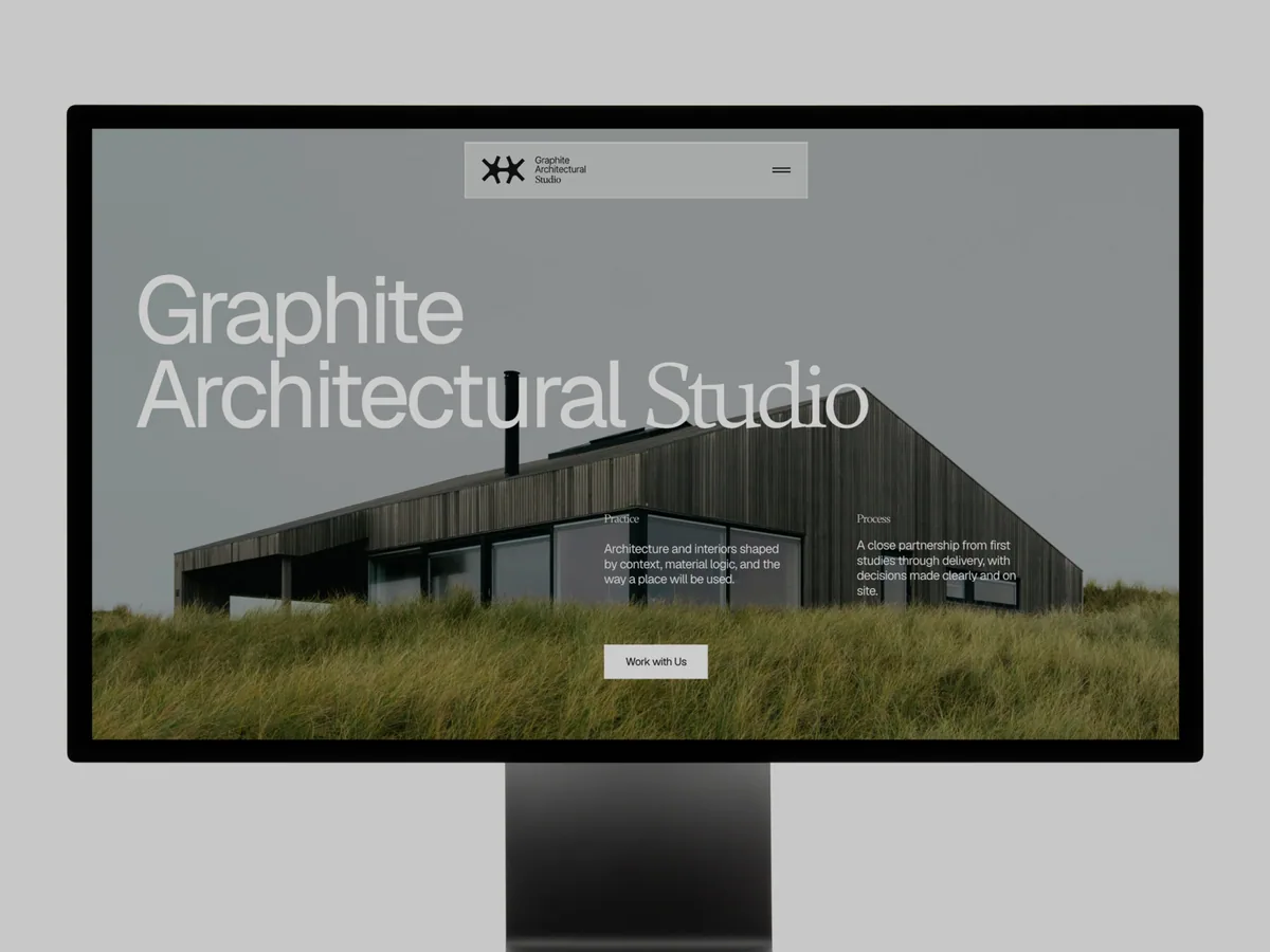 Graphite Studio™ — İç Mimarlık Framer örneği