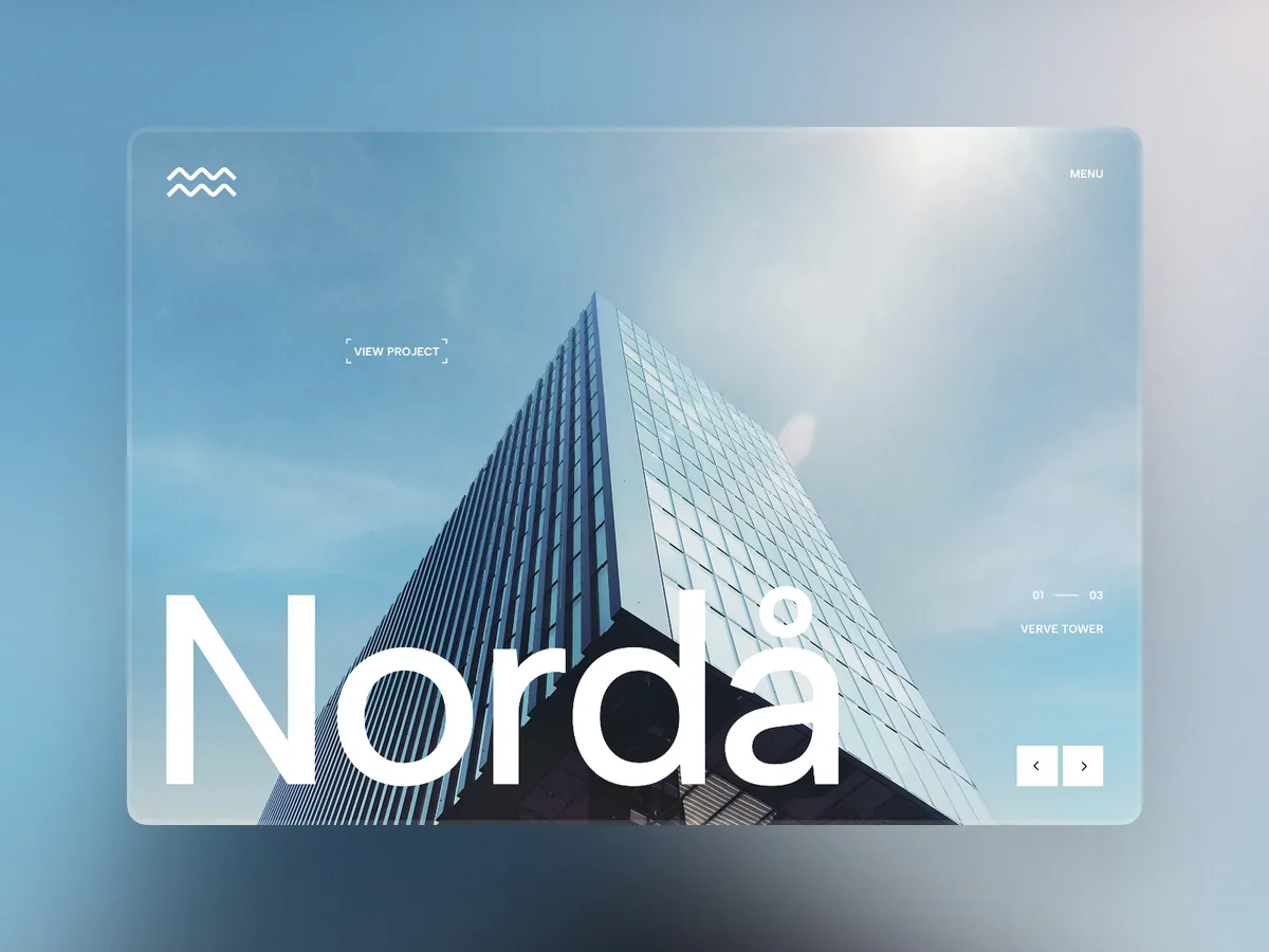 Nord-Å — Mimarlık Framer örneği
