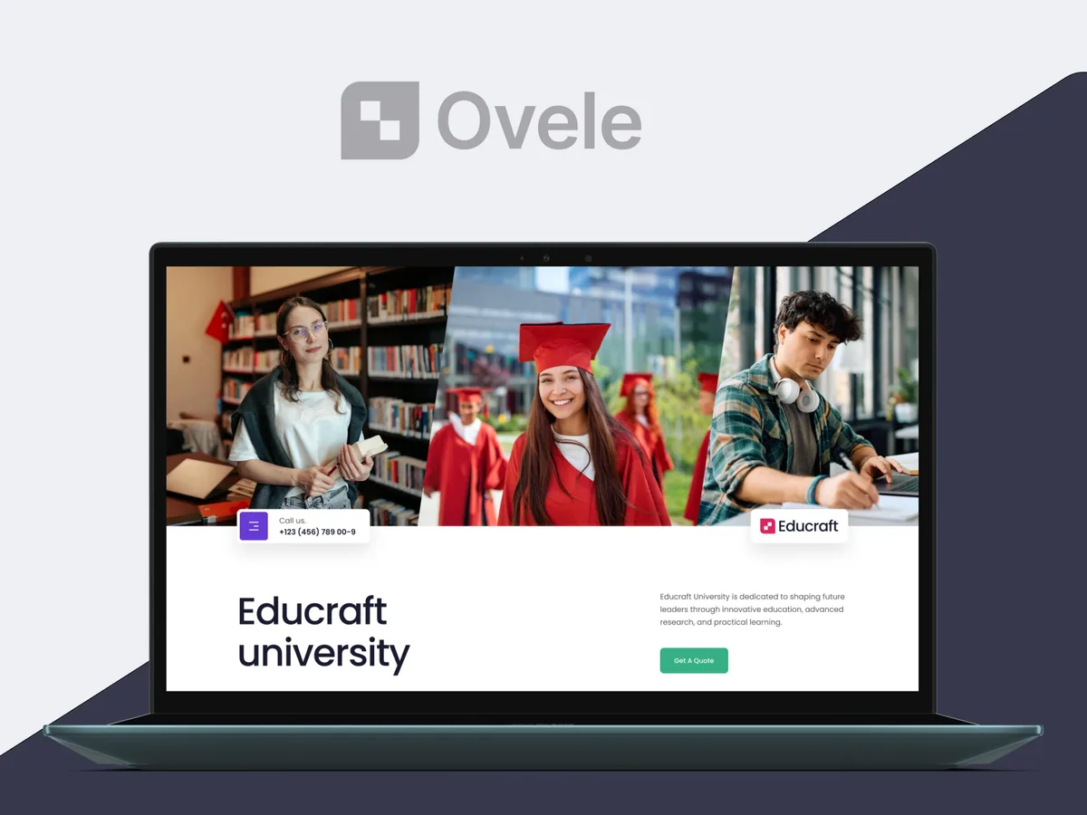 Ovele — Üniversite Framer örneği