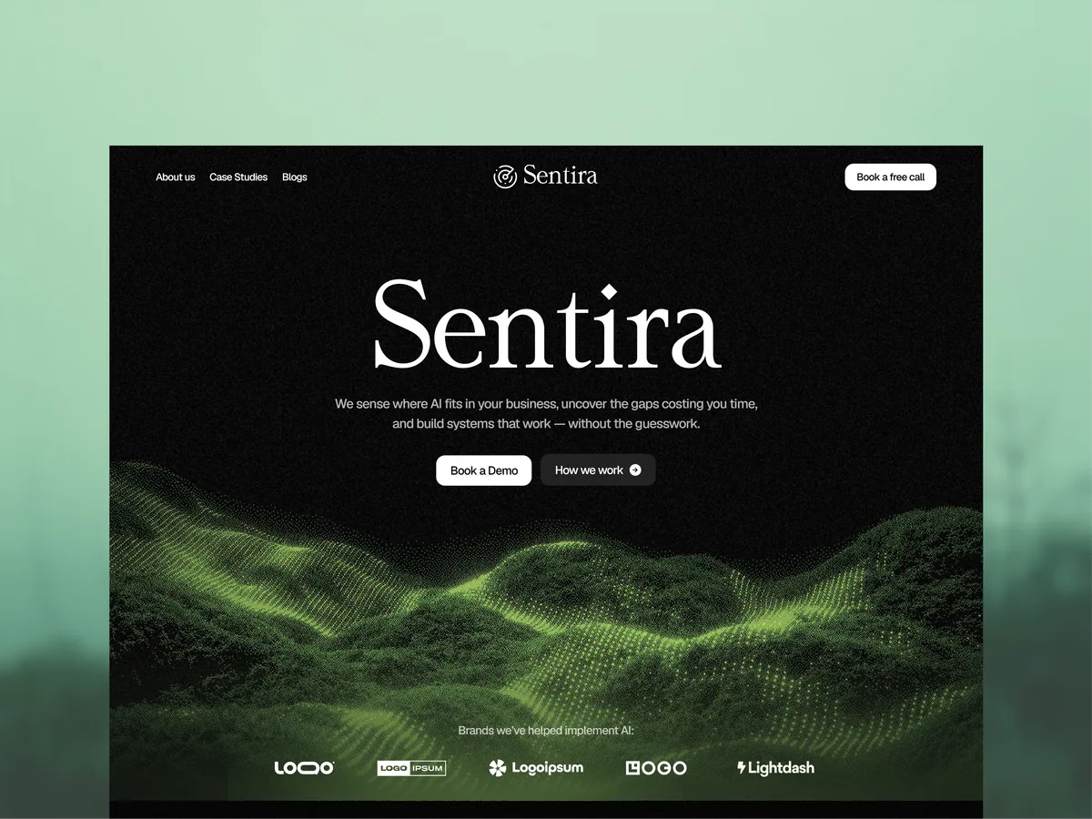 Sentira — Yapay Zekâ Framer örneği