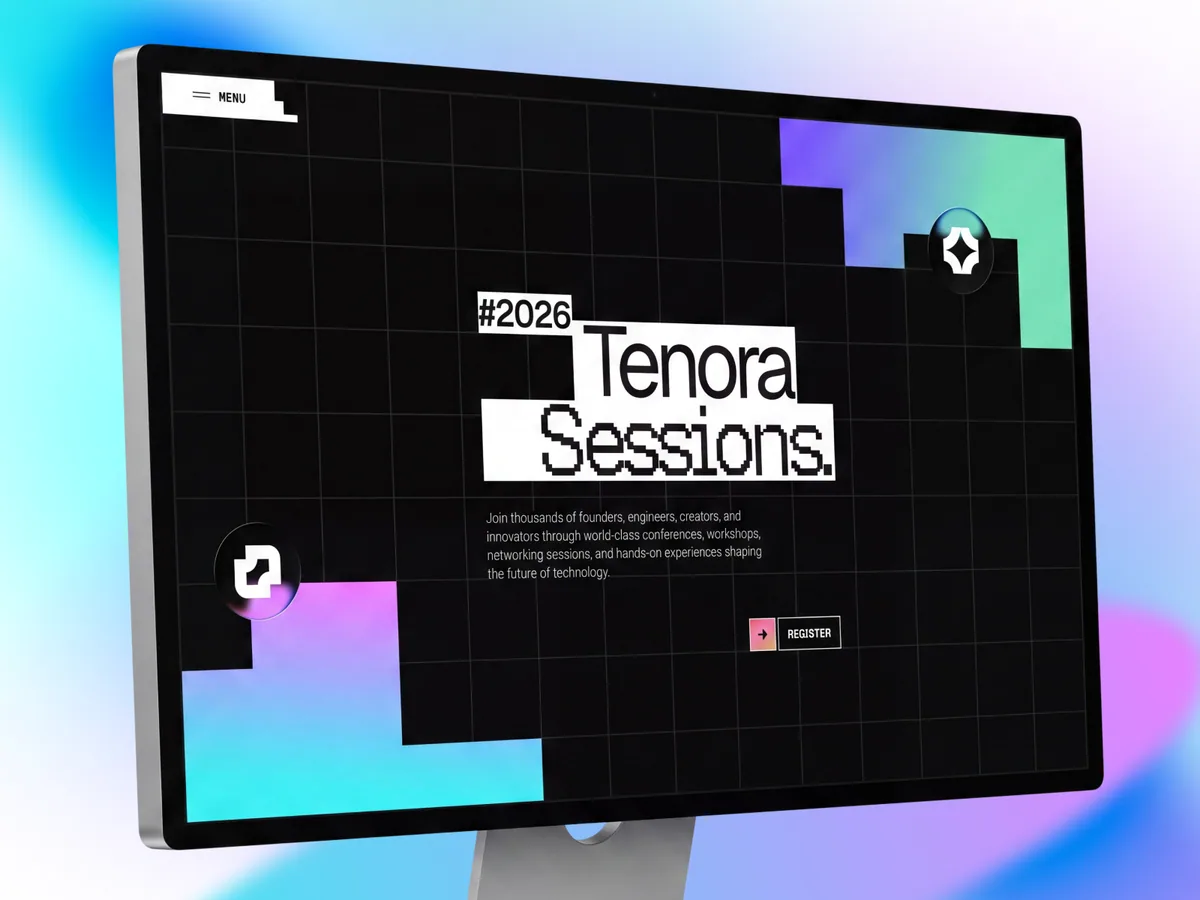 Tenora — Konferans ve Fuar Framer örneği