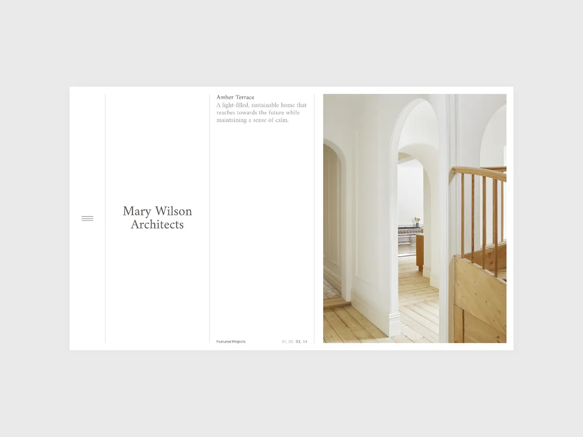 Wilson — Mimarlık Framer örneği