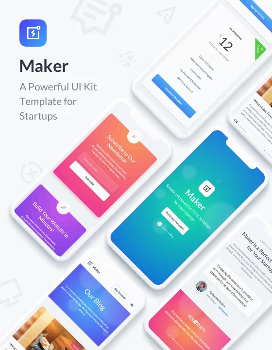 Maker — SaaS Webflow örneği