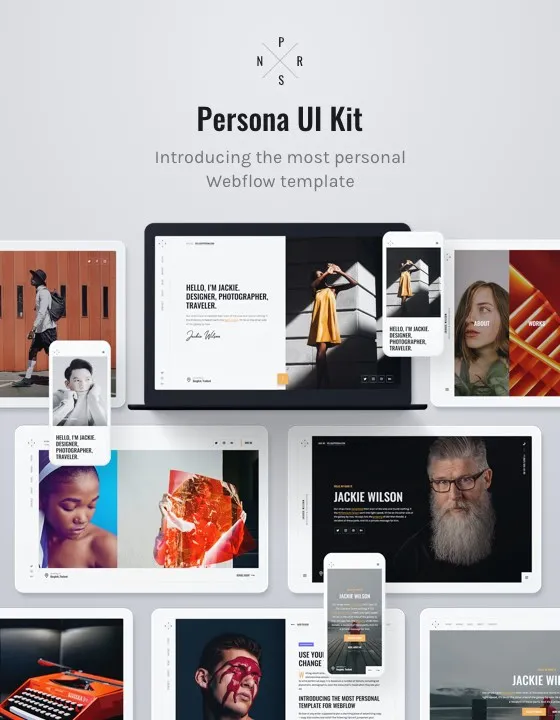Persona — Portfolyo Webflow örneği