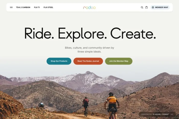 Rodeo Adventure Labs — Spor ve Outdoor WooCommerce örneği