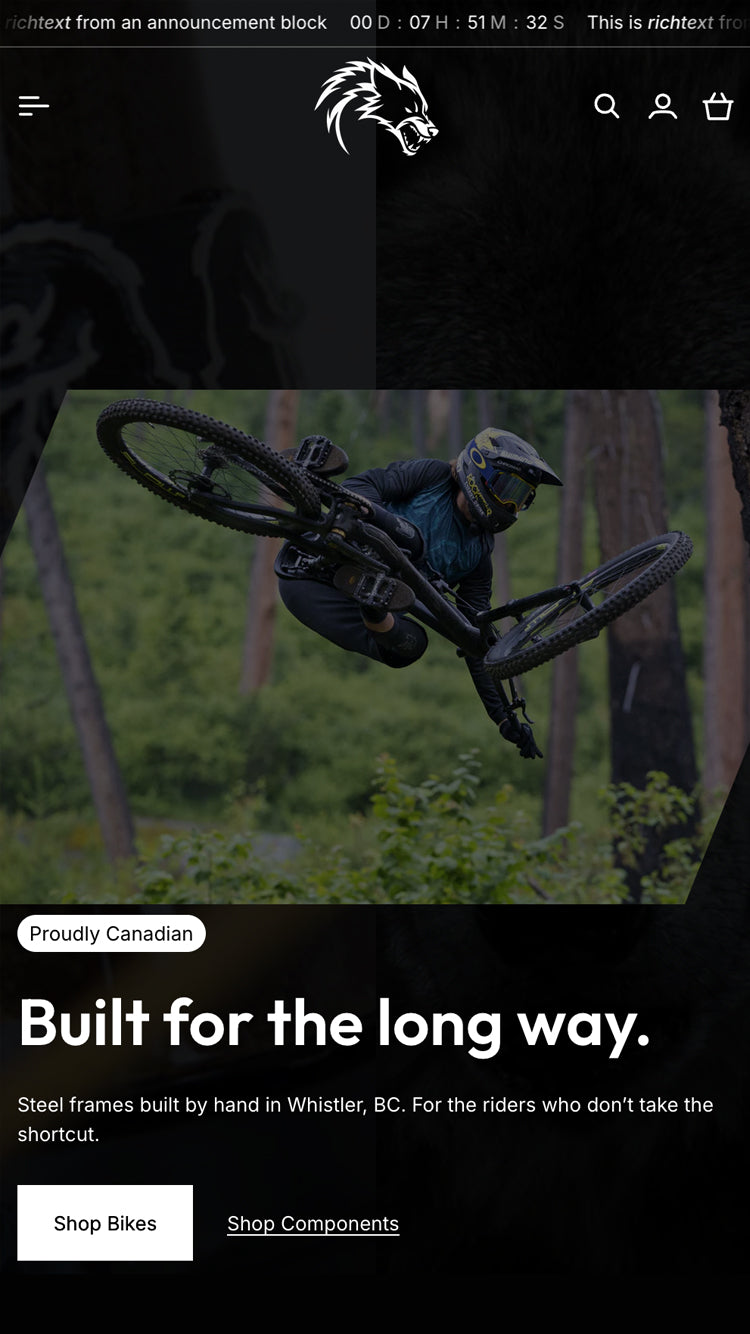 Anthem — Analog — Spor ve Outdoor Shopify örneği