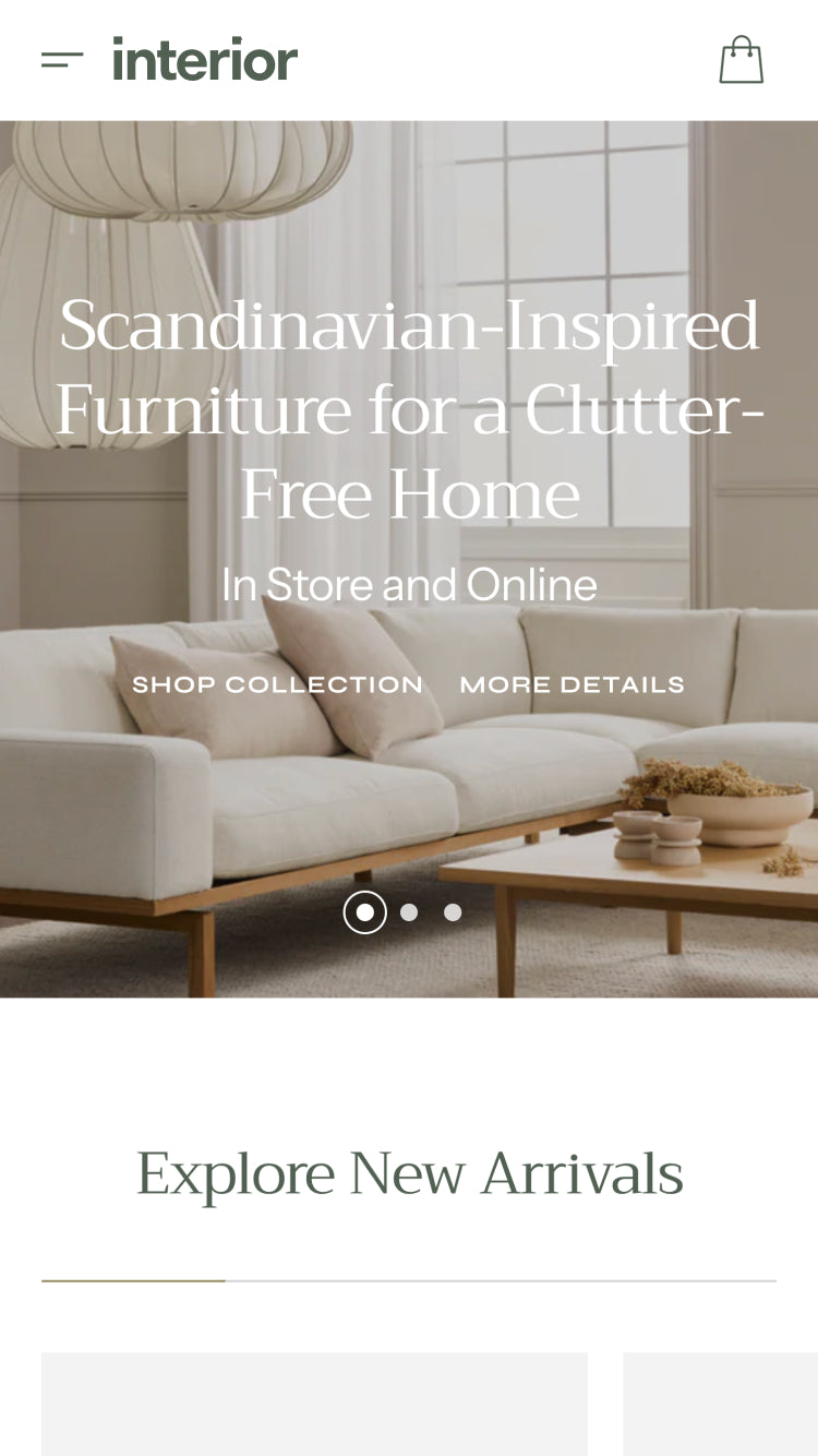 Interior — Copenhagen — Mobilya ve Ev Eşyaları Shopify örneği