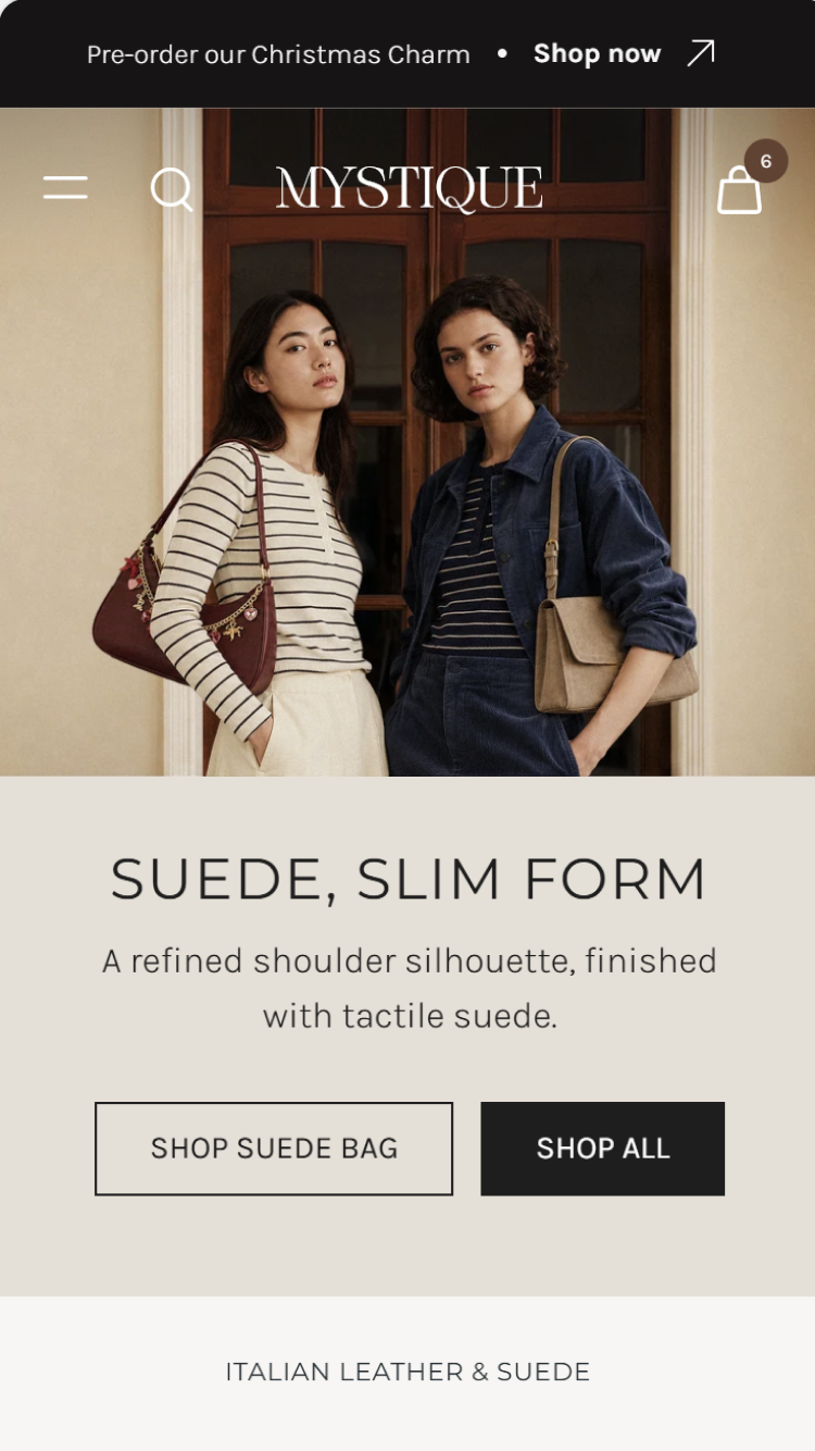 Mystique — Eurus — Moda ve Giyim Shopify örneği