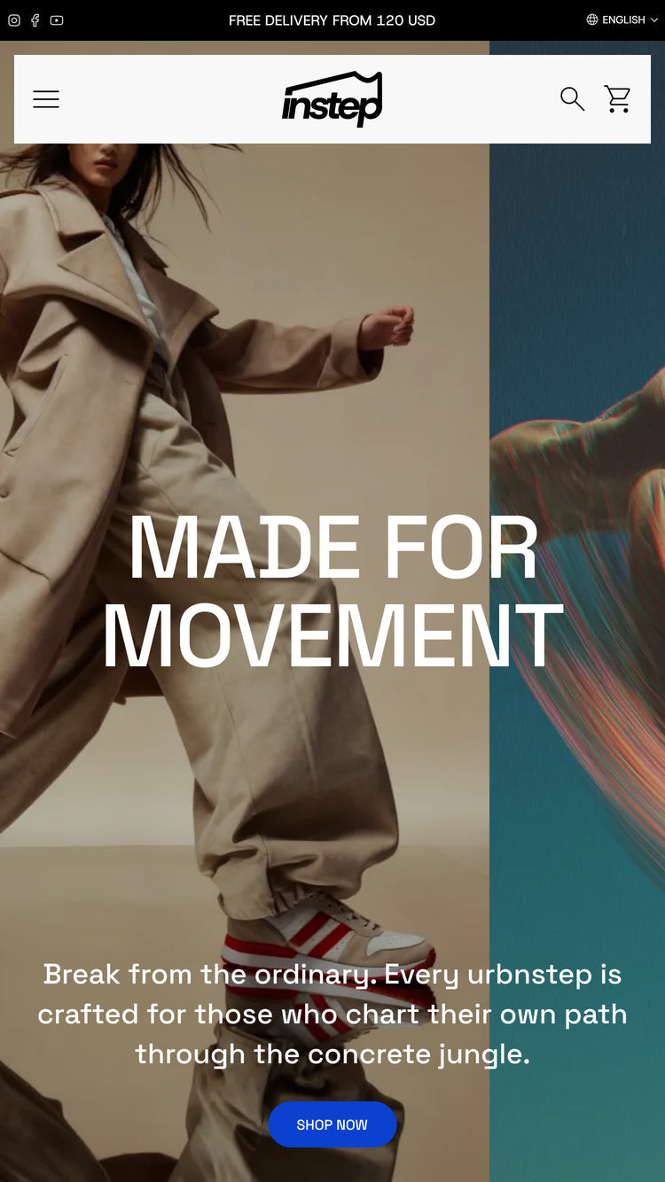Instep — Filo — Moda ve Giyim Shopify örneği