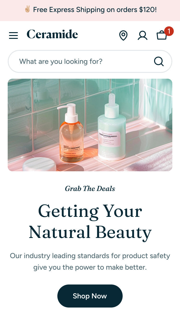 Ceramide — Hyper — Kozmetik Shopify örneği