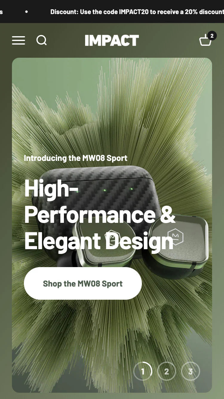 Impact — Elektronik Shopify örneği