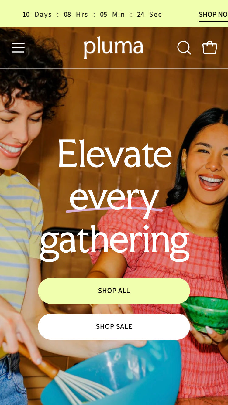 Pluma — Palo Alto — Mobilya ve Ev Eşyaları Shopify örneği