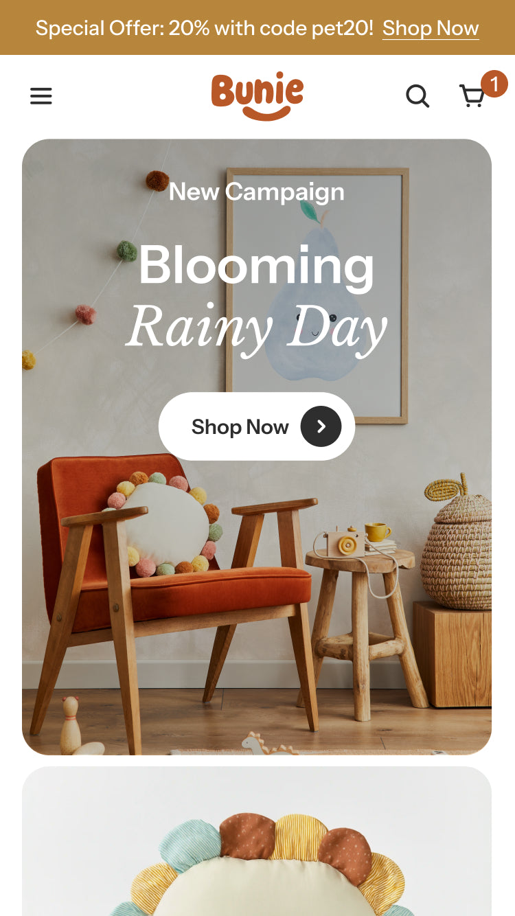 Bunie — Pebble — Oyuncak ve Oyun Shopify örneği