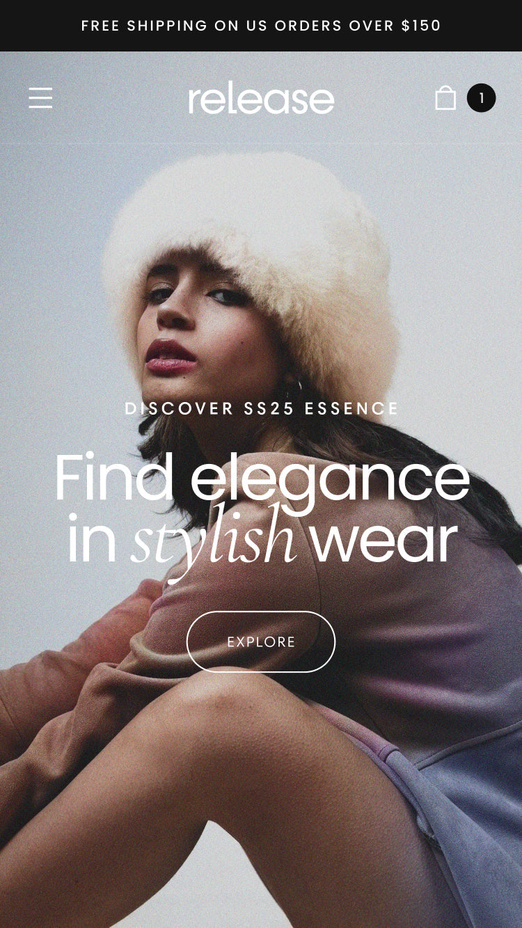 Release — Moda ve Giyim Shopify örneği