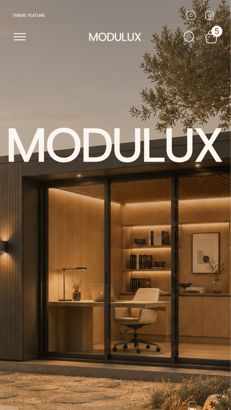 Modulux — Stylist — Mobilya ve Ev Eşyaları Shopify örneği