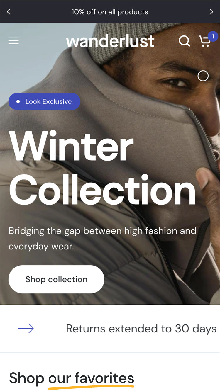 Solstice — Vision — Moda ve Giyim Shopify örneği