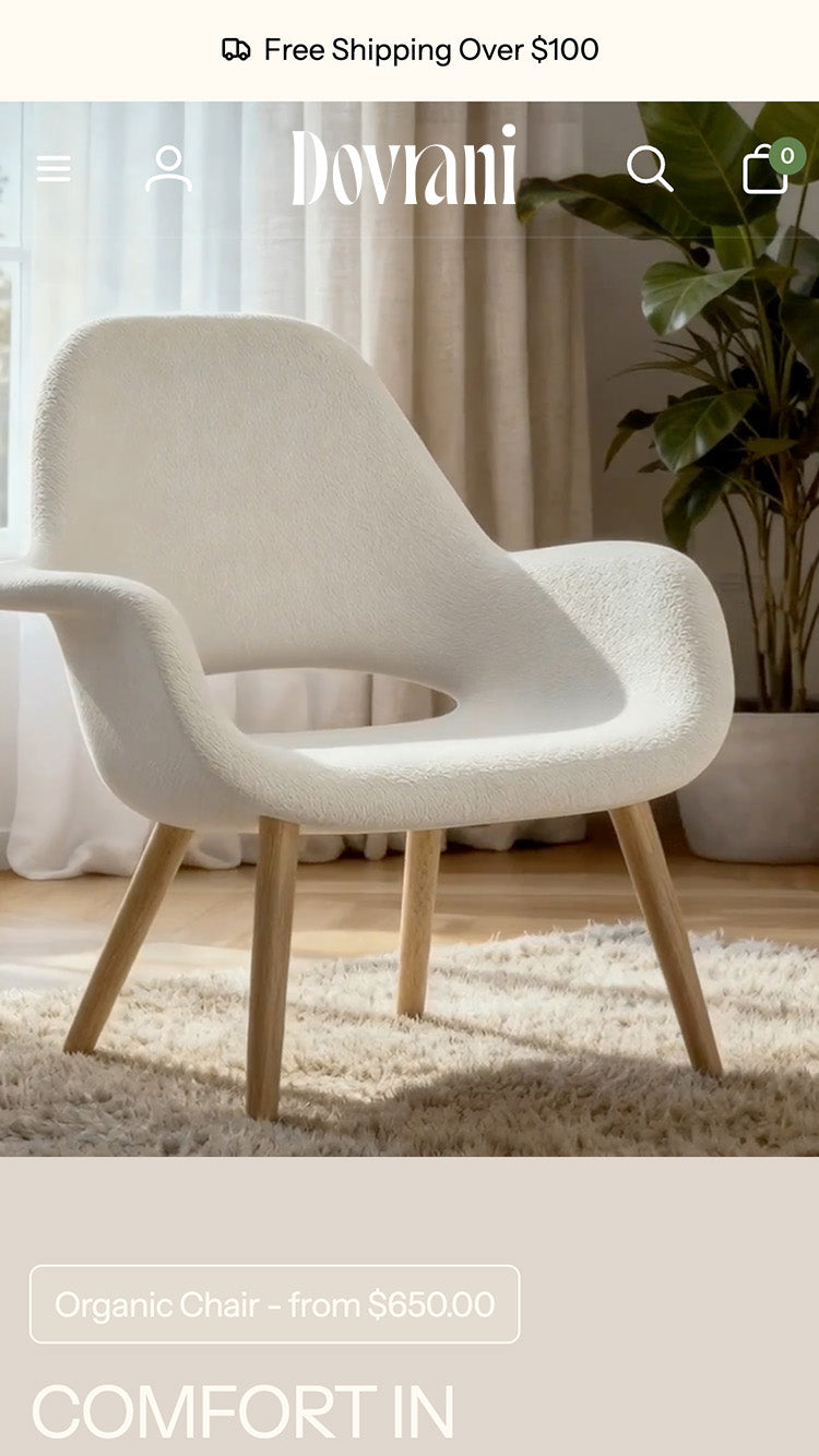 Dovrani — Woodstock — Mobilya ve Ev Eşyaları Shopify örneği