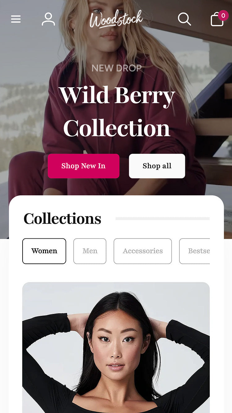 Vita — Woodstock — Moda ve Giyim Shopify örneği
