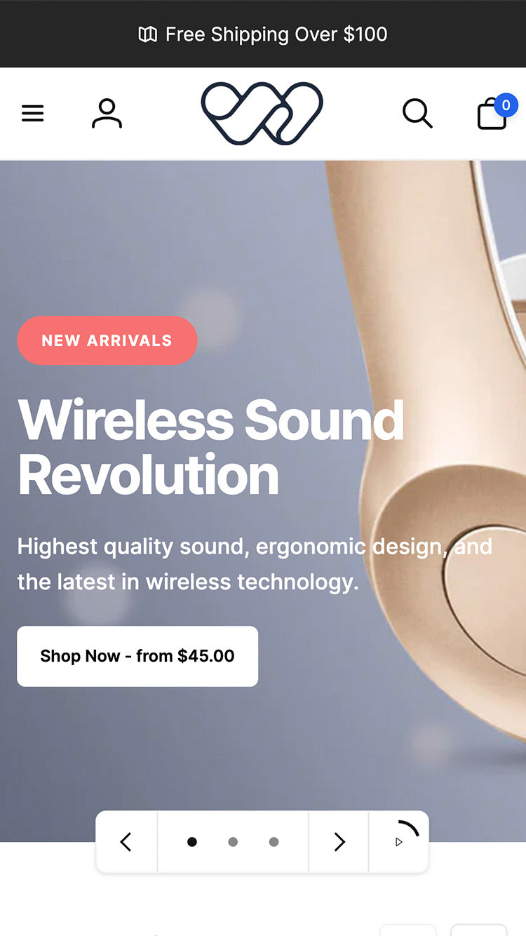 Woodstock — Elektronik Shopify örneği