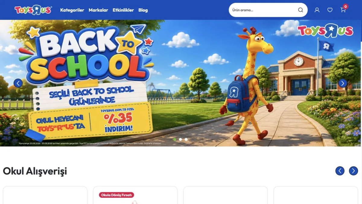 Toys’R’Us — Oyuncak ve Masa Oyunu IdeaSoft örneği