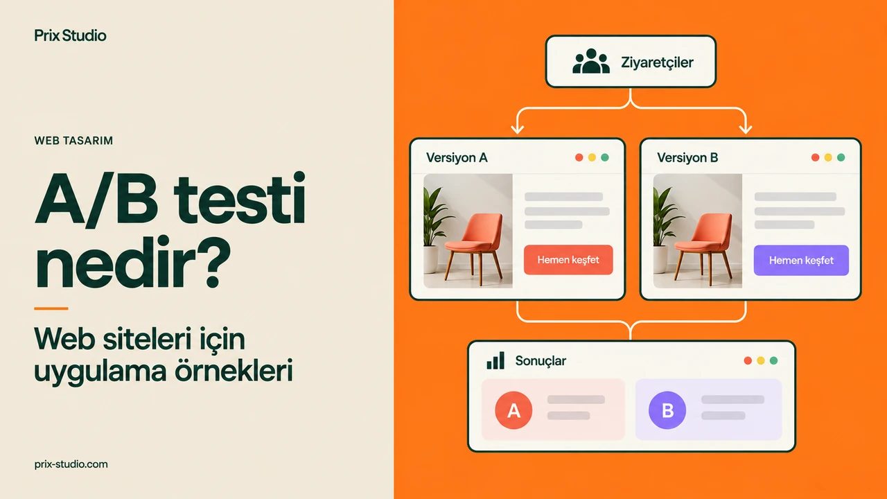 A/B testi nedir? — Web siteleri için uygulama örnekleri