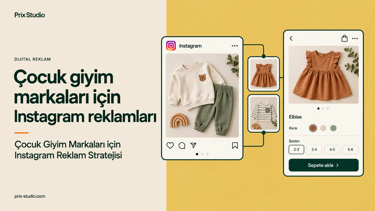 Çocuk giyim markaları için Instagram reklamları