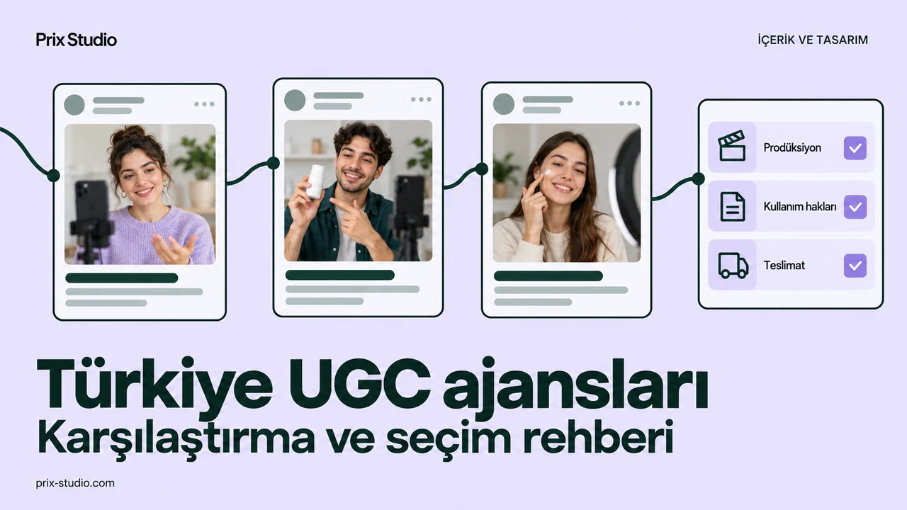 Türkiye UGC ajansları — Karşılaştırma ve seçim rehberi