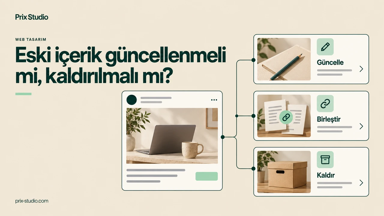 Eski içerik güncellenmeli mi, kaldırılmalı mı?