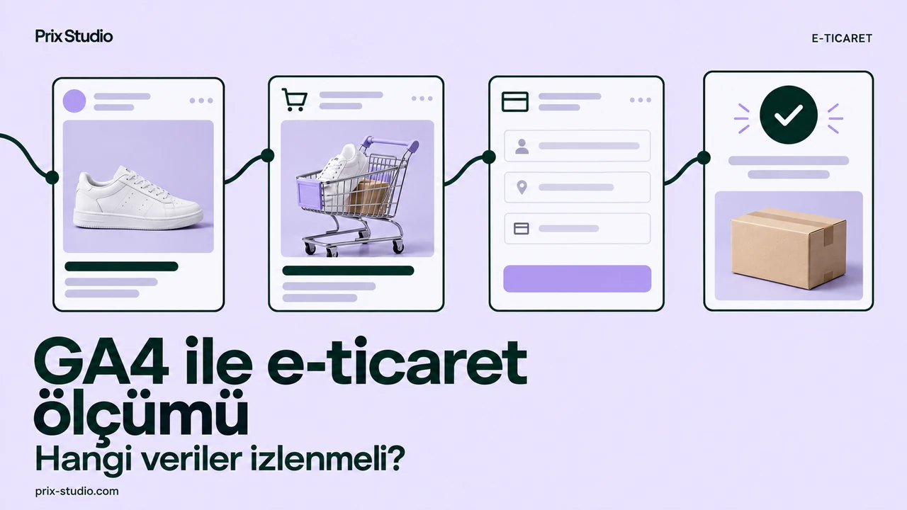 GA4 ile e-ticaret ölçümü — Hangi veriler izlenmeli?