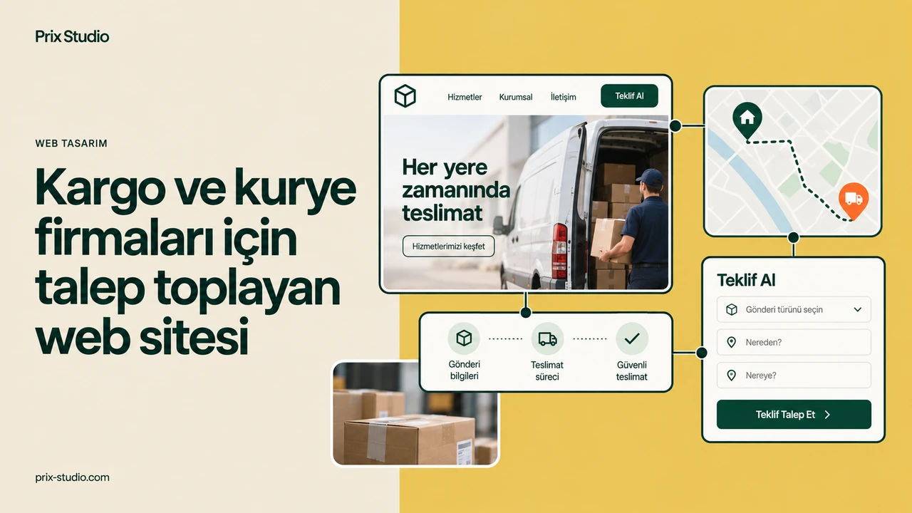 Kargo ve kurye firmaları için talep toplayan web sitesi