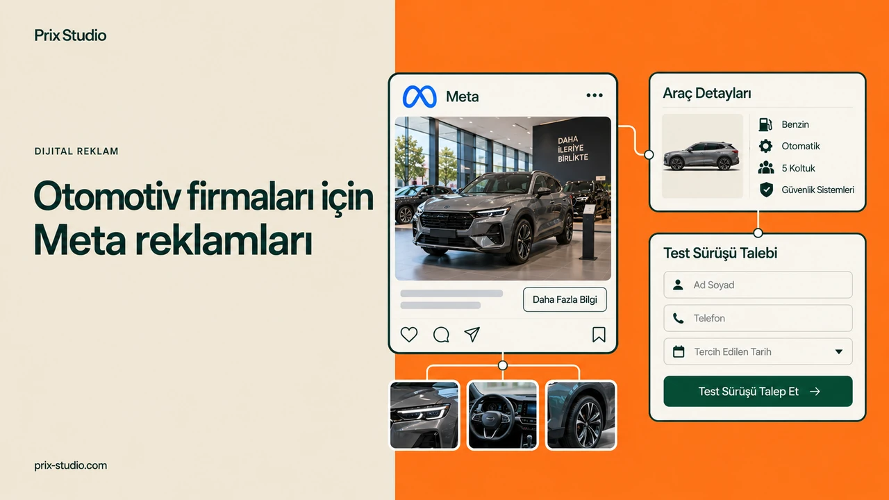 Otomotiv firmaları için Meta reklamları