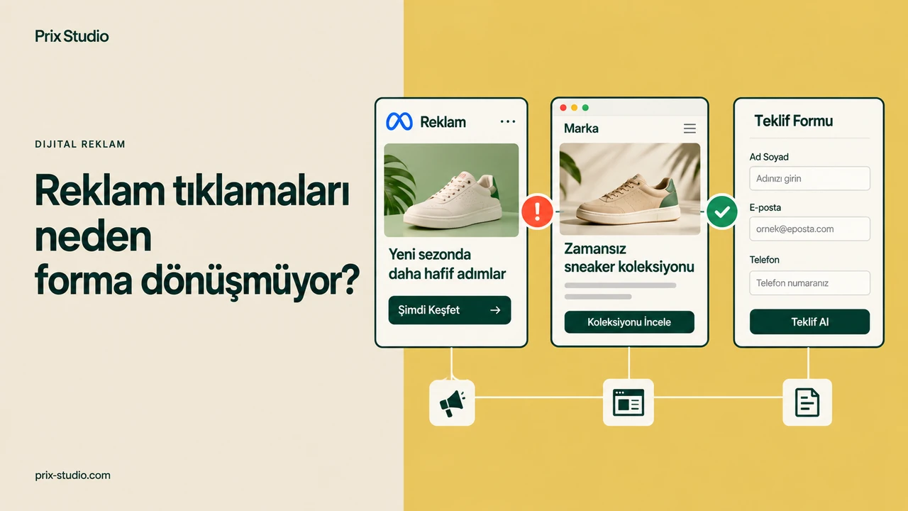 Reklam tıklamaları neden forma dönüşmüyor?