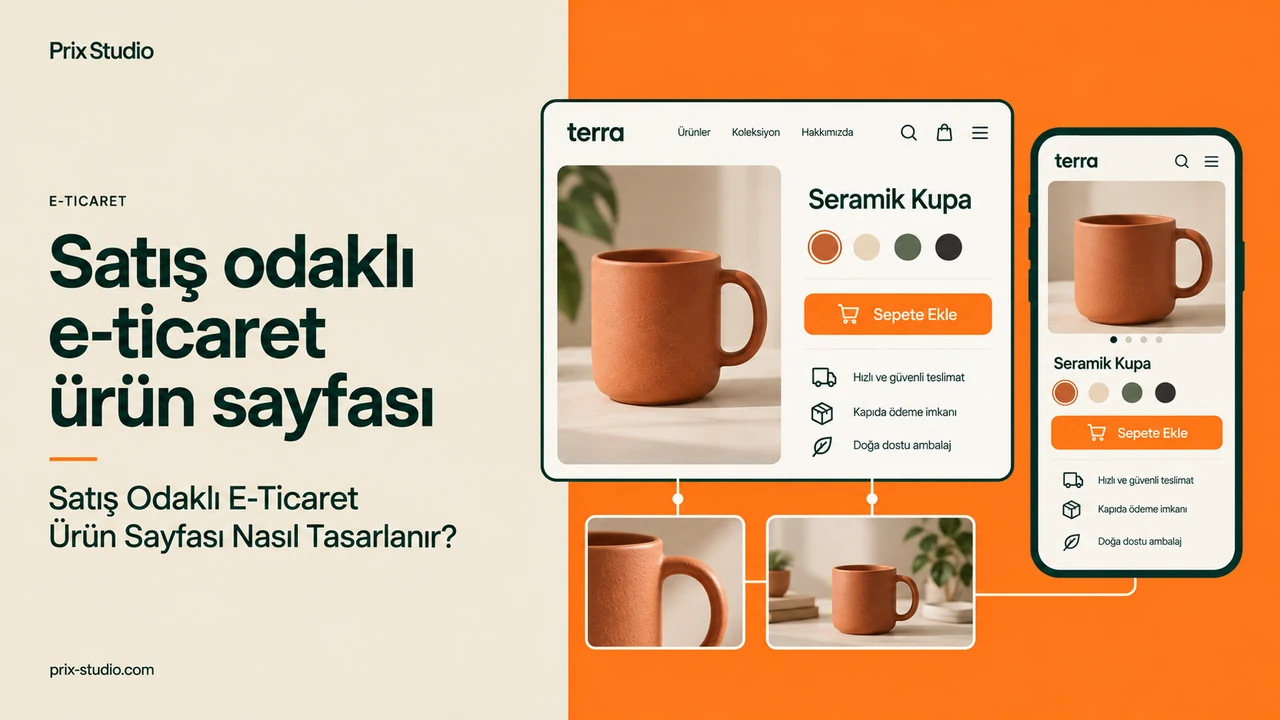 Satış odaklı e-ticaret ürün sayfası