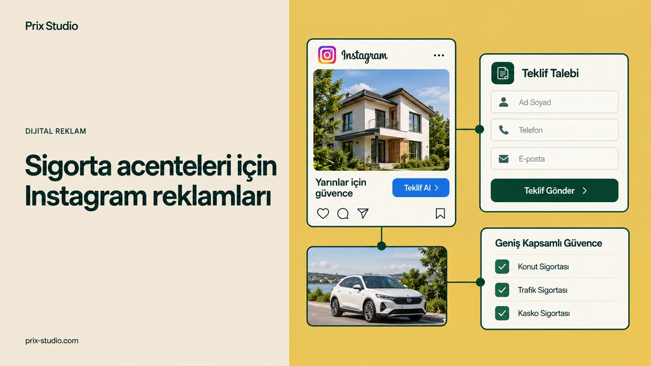 Sigorta acenteleri için Instagram reklamları