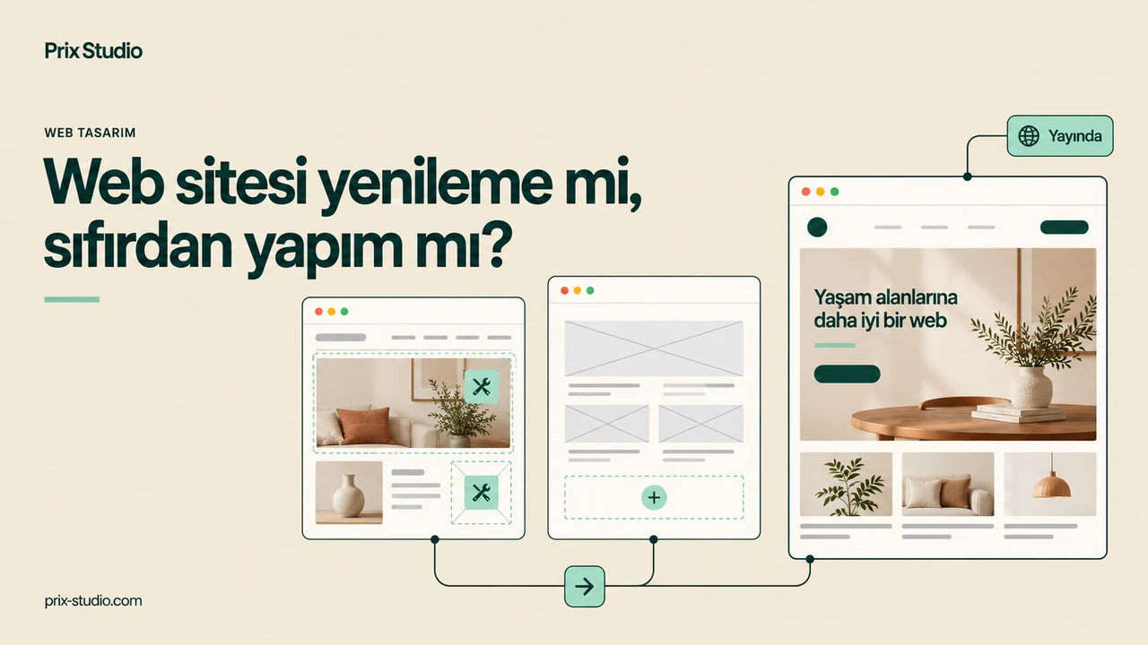Web sitesi yenileme mi, sıfırdan yapım mı?