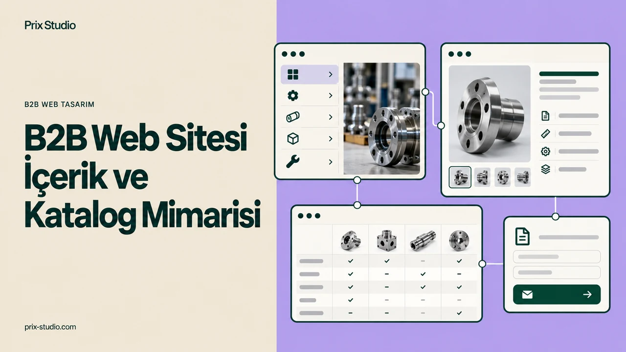 B2B Web Sitesi İçerik ve Katalog Mimarisi