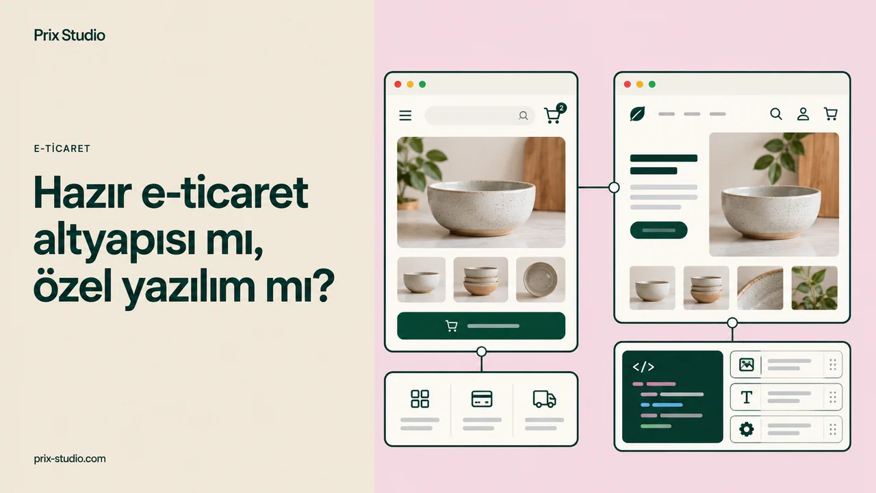Hazır e-ticaret altyapısı mı, özel yazılım mı?