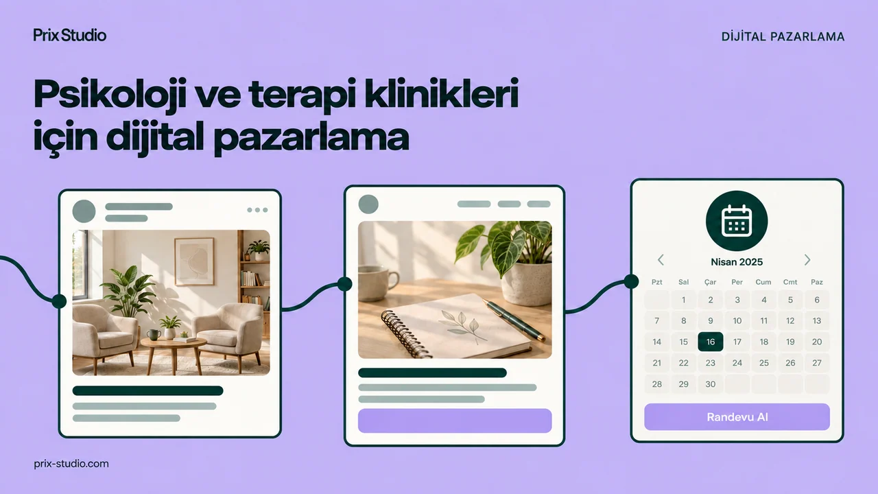 Psikoloji ve terapi klinikleri için dijital pazarlama