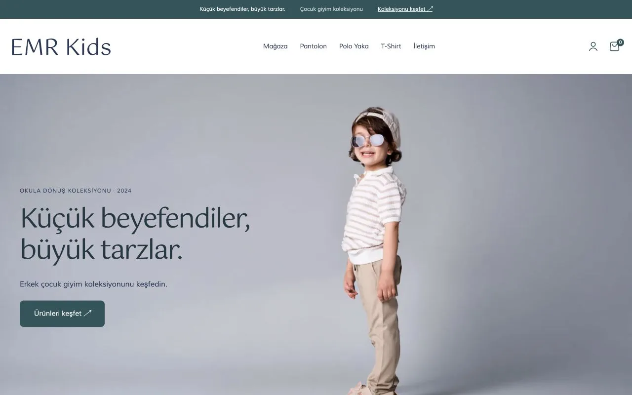EMR Kids — website preview