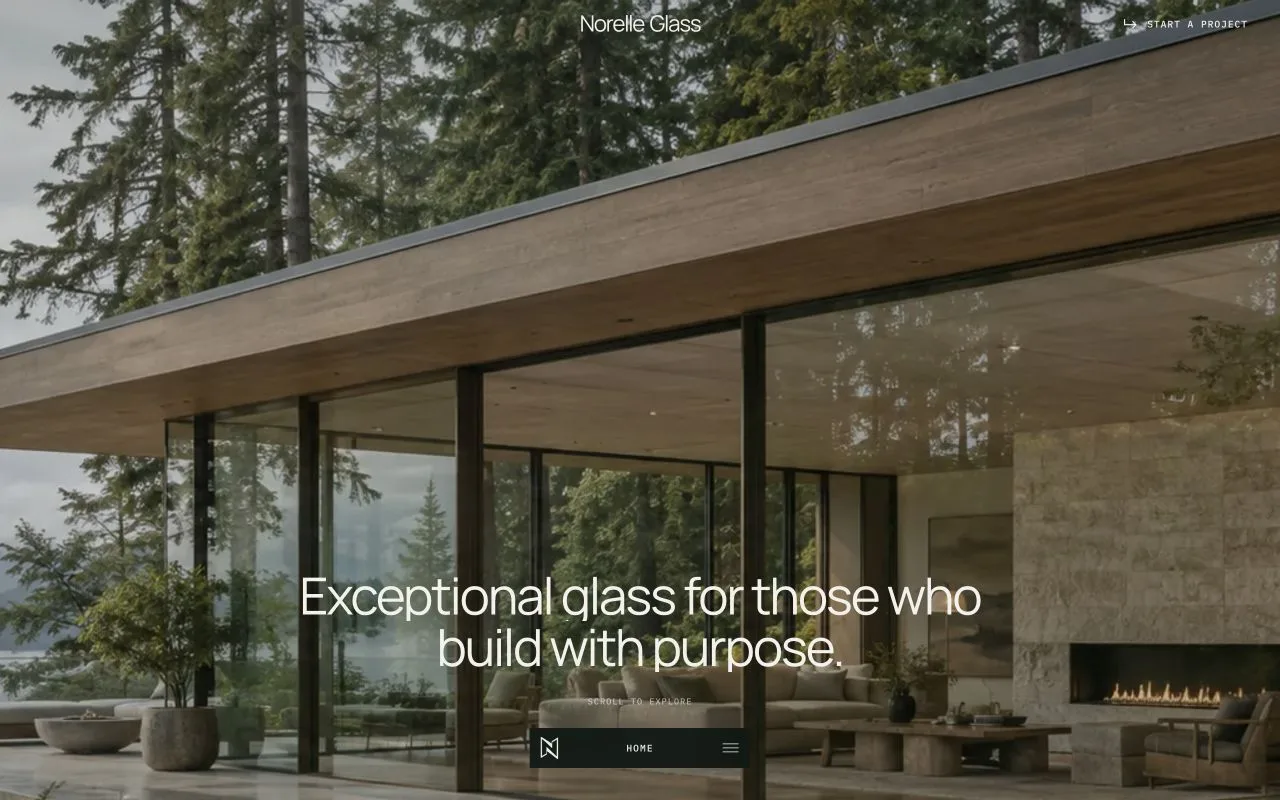 Norelle Glass — website preview