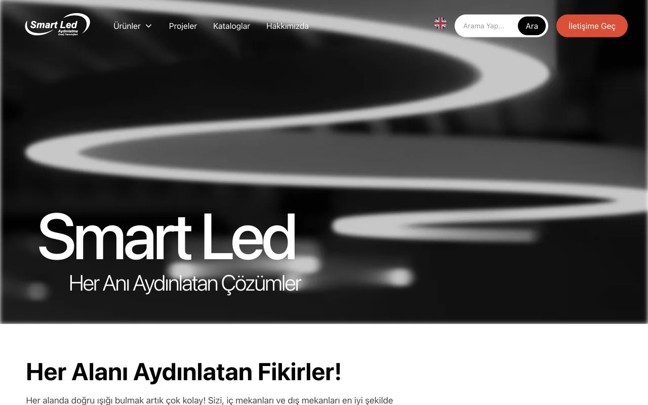 Smart Led Teknoloji — web sitesi önizlemesi