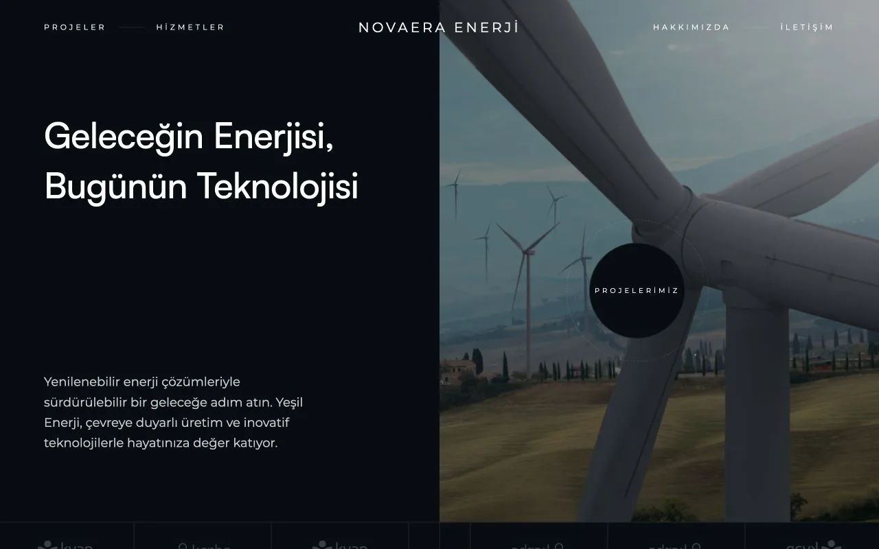 Nova Enerji — website preview