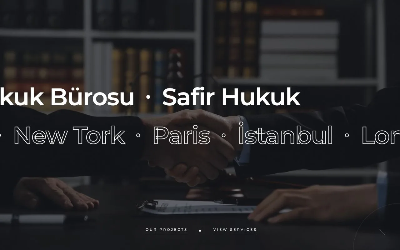 Safir Hukuk Bürosu — website preview
