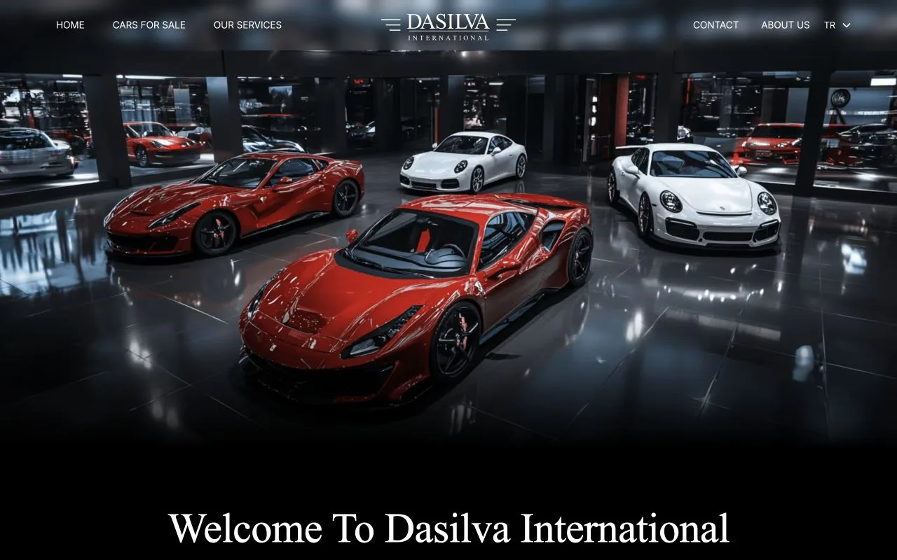 Dasilva International — web sitesi önizlemesi