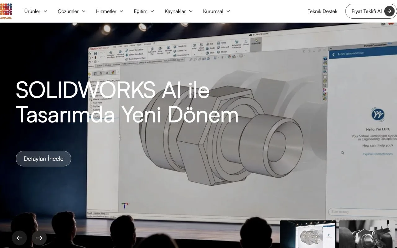 Armada Yazılım — web sitesi önizlemesi