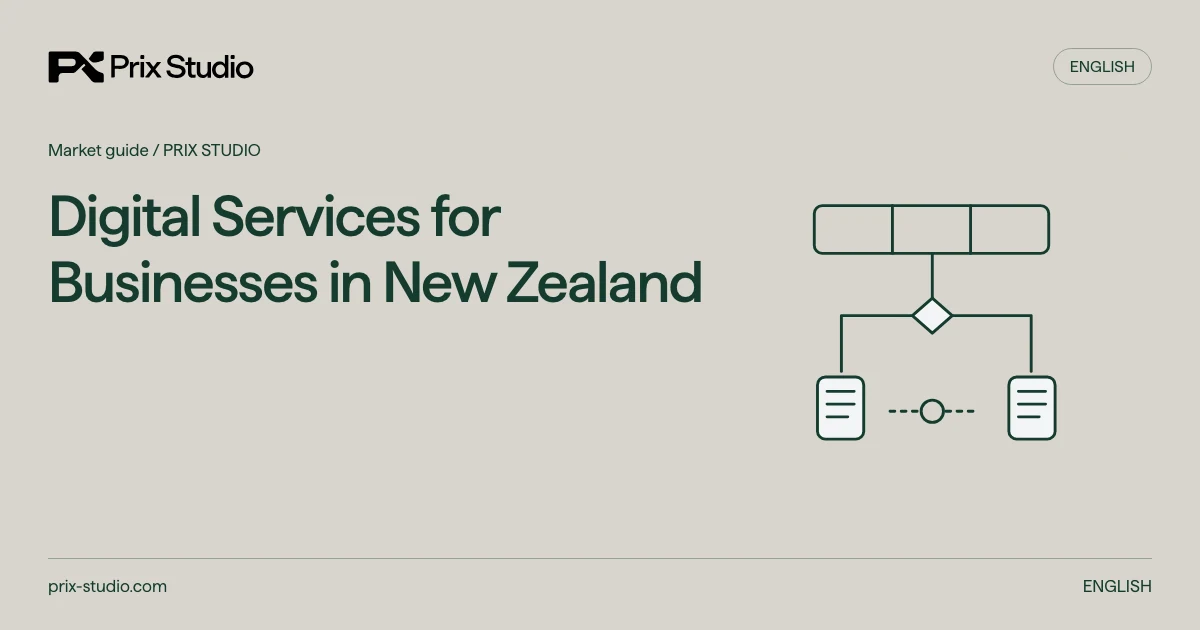 Digital Services for Businesses in New Zealand. Conceptual diagram of reservation decisions calendar and package exit.