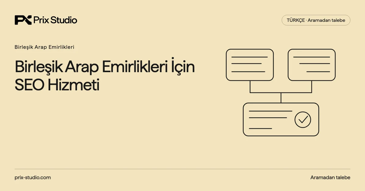 Birleşik Arap Emirlikleri İçin SEO Hizmeti